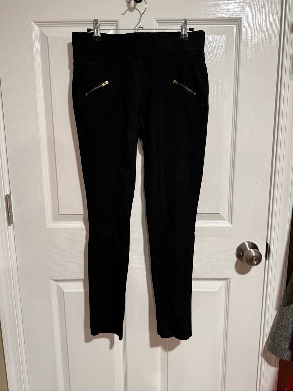 Ci Sono Black Ponte Pants with Zip Pocket Detail size M